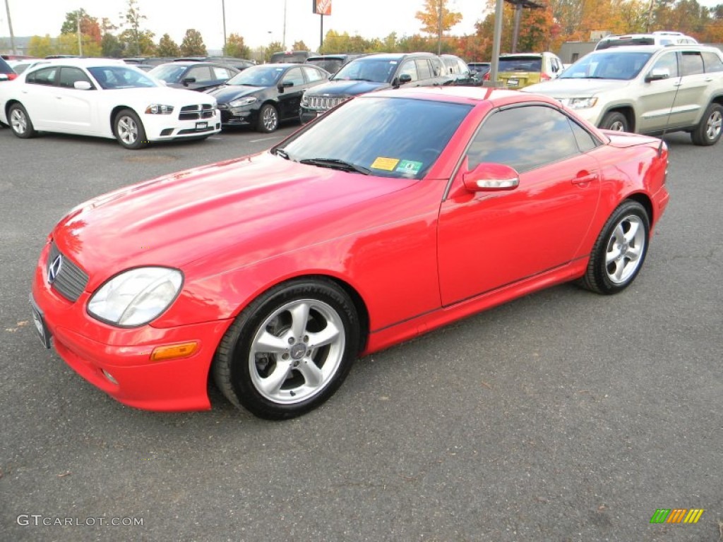 Magma Red Mercedes-Benz SLK