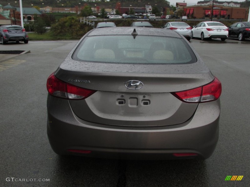 2012 Elantra GLS - Desert Bronze / Beige photo #7