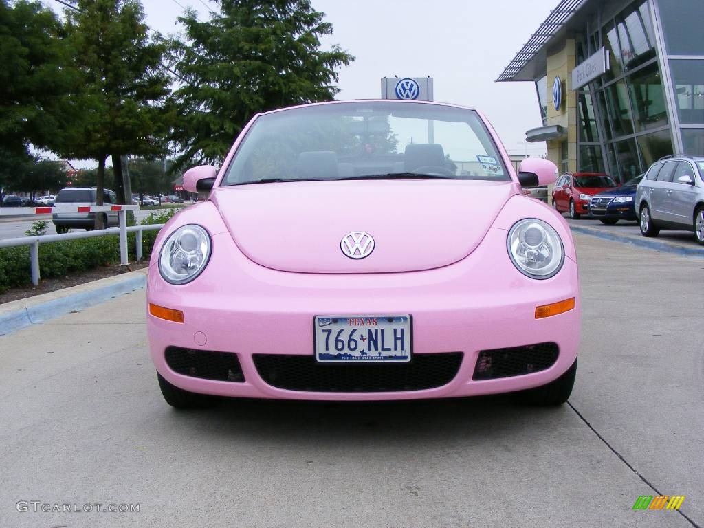 2006 New Beetle 2.5 Convertible - Custom Pink / Black photo #2