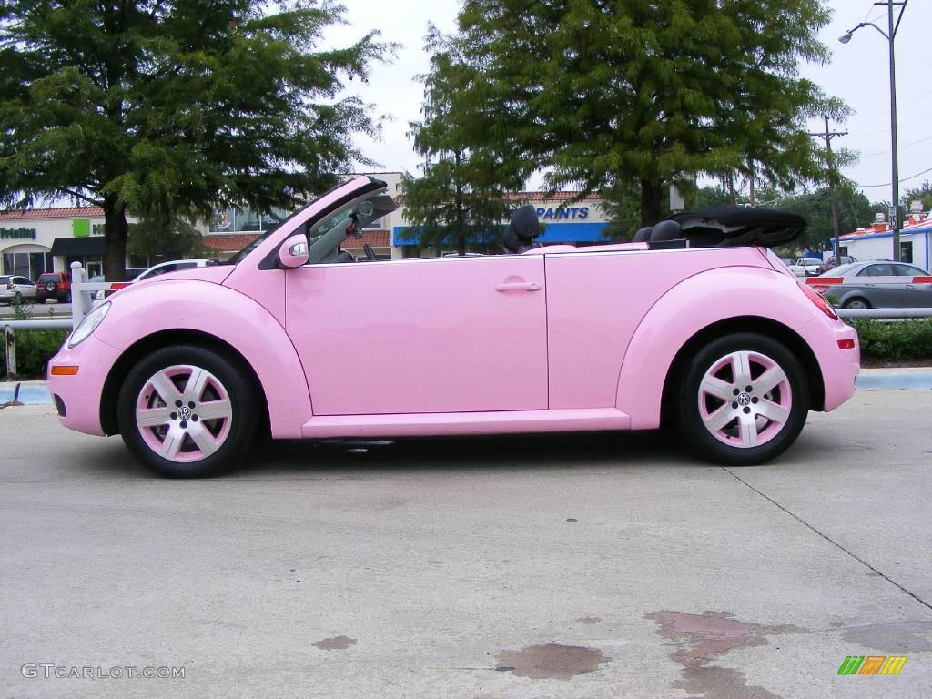 2006 New Beetle 2.5 Convertible - Custom Pink / Black photo #4
