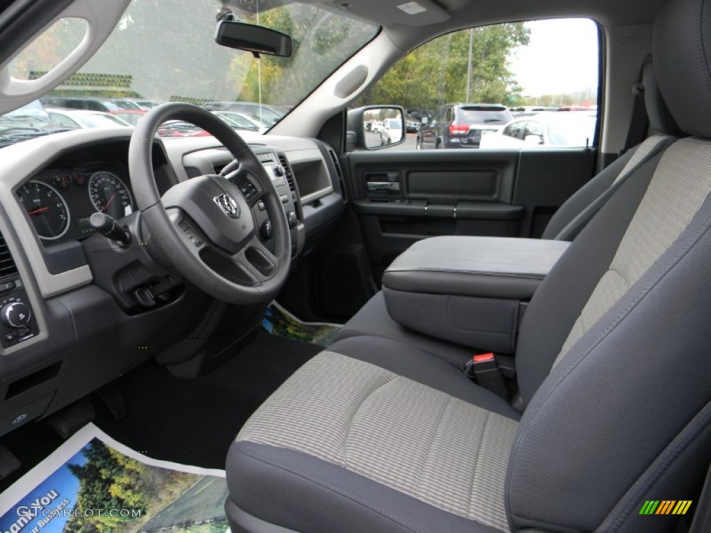 Dark Slate Gray/Medium Graystone Interior 2012 Dodge Ram 1500 ST Regular Cab 4x4 Photo #87085092