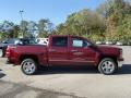 2014 Deep Ruby Metallic Chevrolet Silverado 1500 LTZ Crew Cab 4x4  photo #4