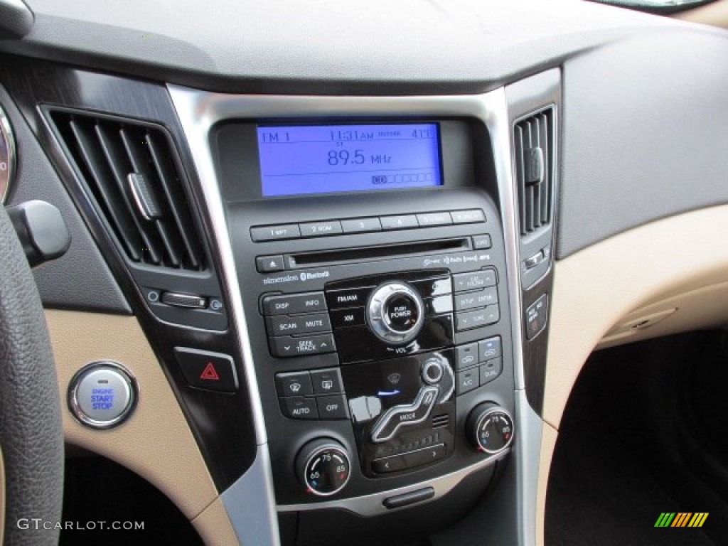 2011 Sonata Limited 2.0T - Midnight Black / Camel photo #17