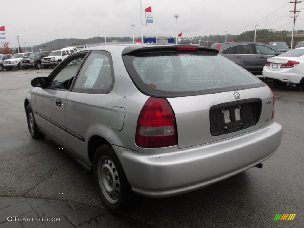 1999 Civic CX Hatchback - Vogue Silver Metallic / Dark Gray photo #6