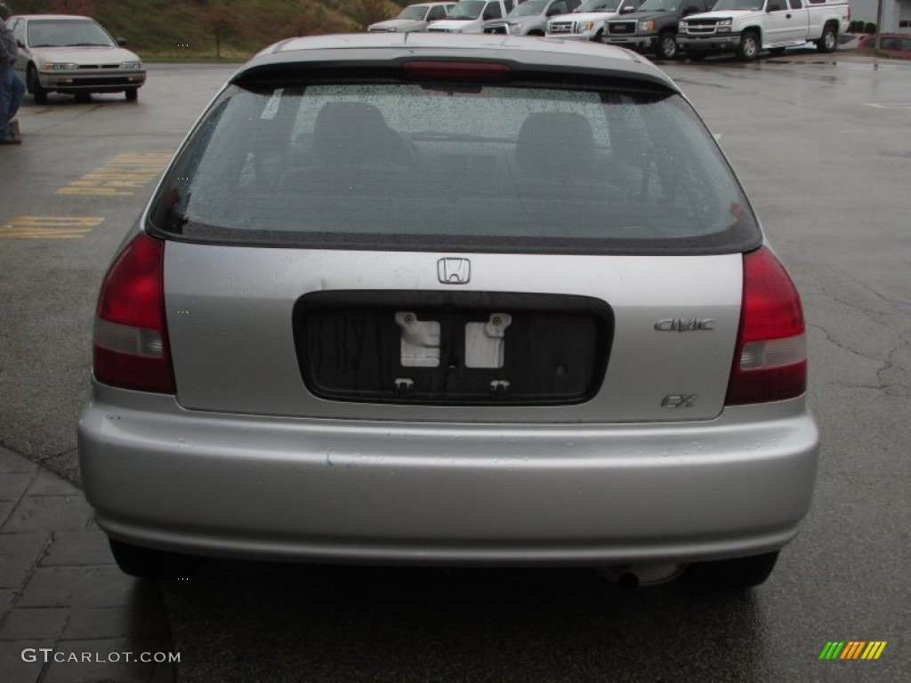 1999 Civic CX Hatchback - Vogue Silver Metallic / Dark Gray photo #7