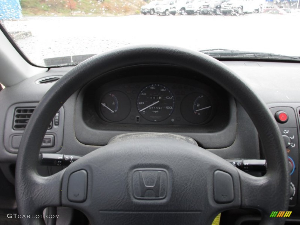 1999 Civic CX Hatchback - Vogue Silver Metallic / Dark Gray photo #9