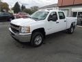 2014 Summit White Chevrolet Silverado 2500HD WT Crew Cab 4x4  photo #7