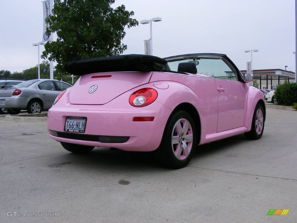 2006 New Beetle 2.5 Convertible - Custom Pink / Black photo #7