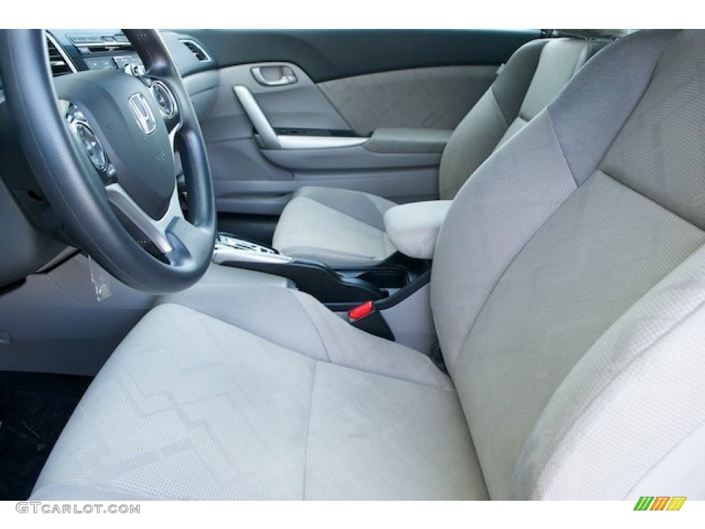 2013 Civic LX Coupe - Polished Metal Metallic / Gray photo #3