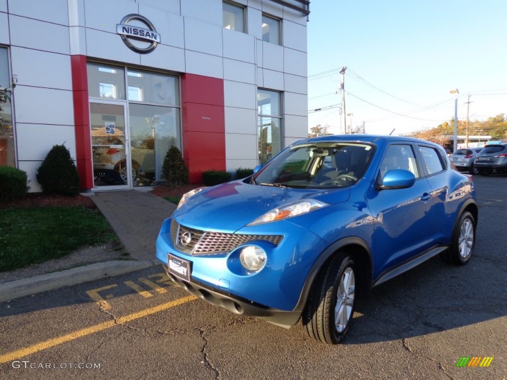 2011 Juke S - Electric Blue / Black/Silver Trim photo #1