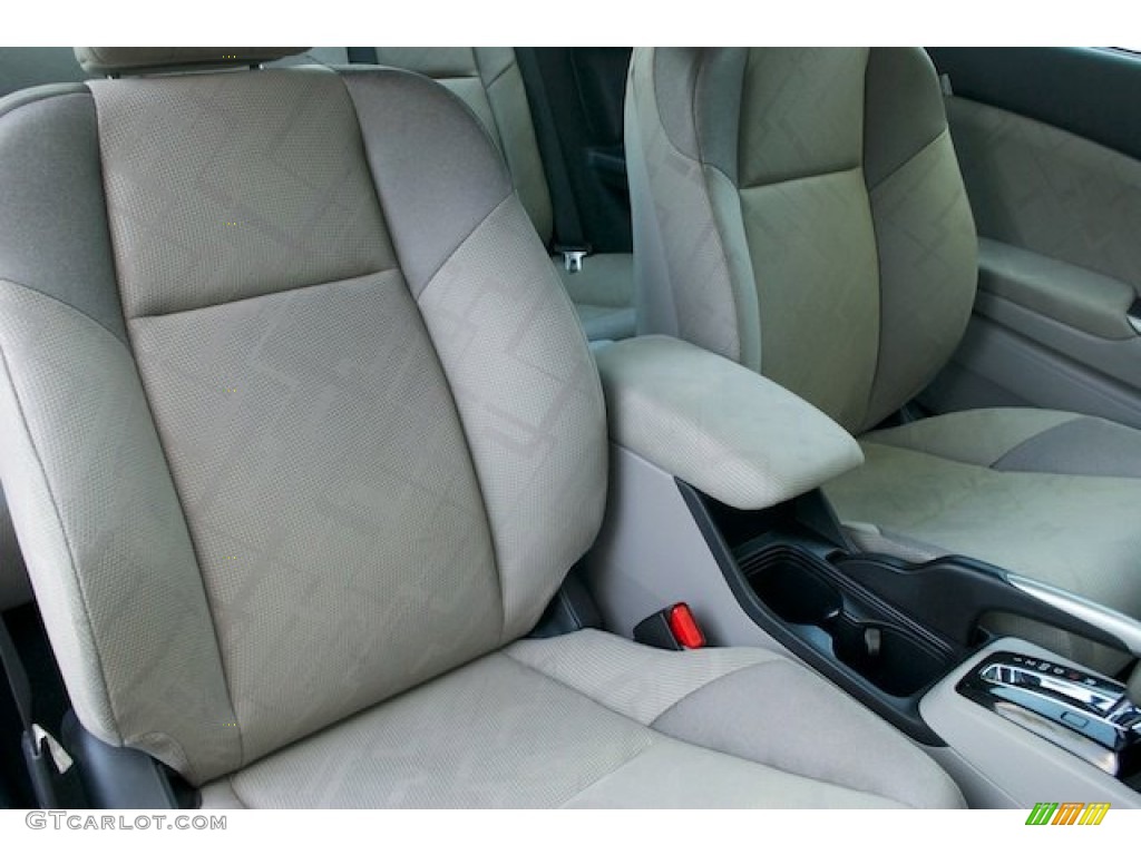 2013 Civic LX Coupe - Polished Metal Metallic / Gray photo #17