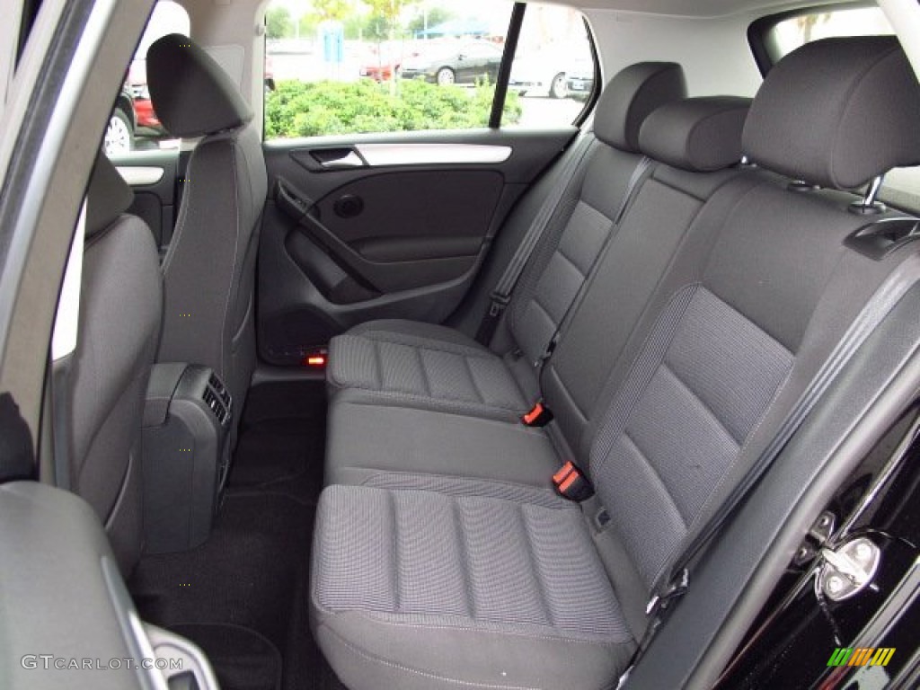 Titan Black Interior 2014 Volkswagen Golf TDI 4 Door Photo #87087699