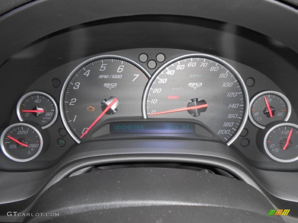 2013 Chevrolet Corvette Grand Sport Convertible Gauges Photo #87087972