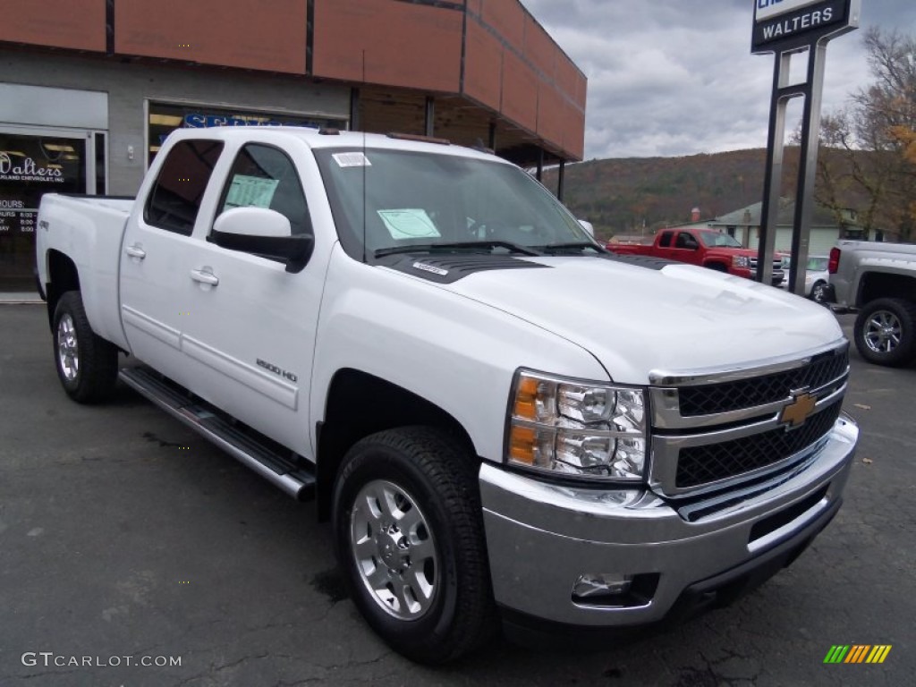 2014 Silverado 2500HD LTZ Crew Cab 4x4 - Summit White / Ebony photo #2