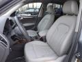 2010 Audi Q5 Light Grey Interior Front Seat Photo
