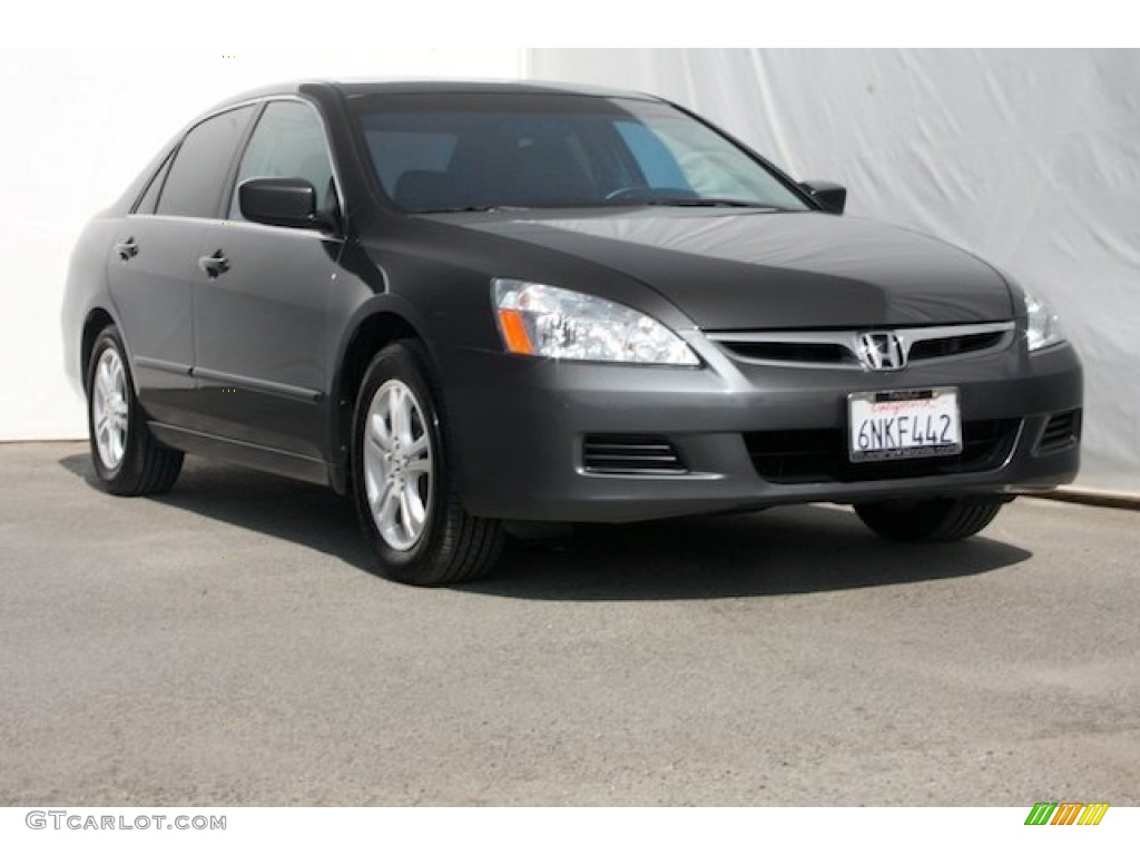 2007 Graphite Pearl Honda Accord EXL Sedan 87057294 Photo 15