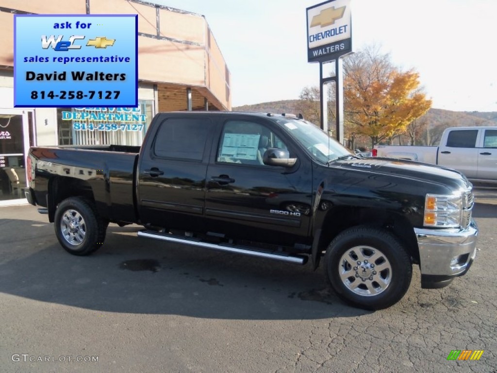 2014 Silverado 2500HD LTZ Crew Cab 4x4 - Black / Ebony photo #1