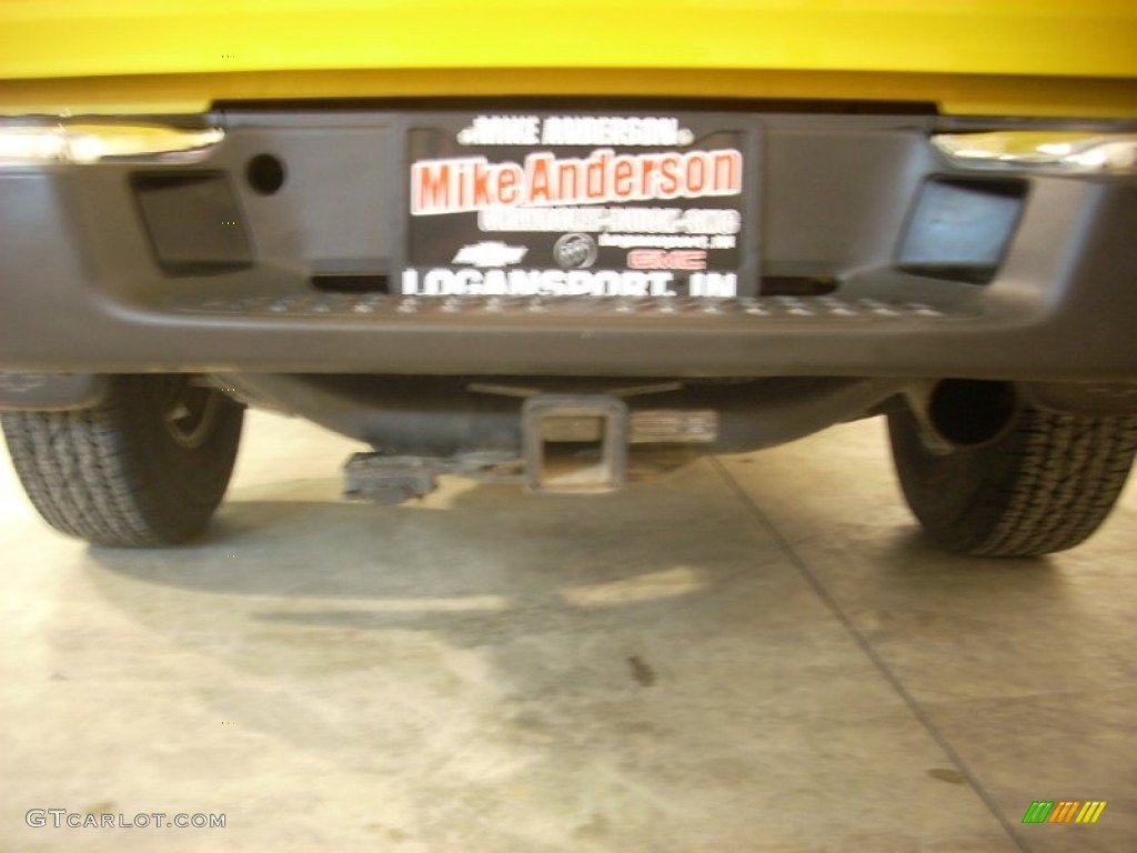 2007 Colorado LT Extended Cab 4x4 - Yellow / Very Dark Pewter photo #5