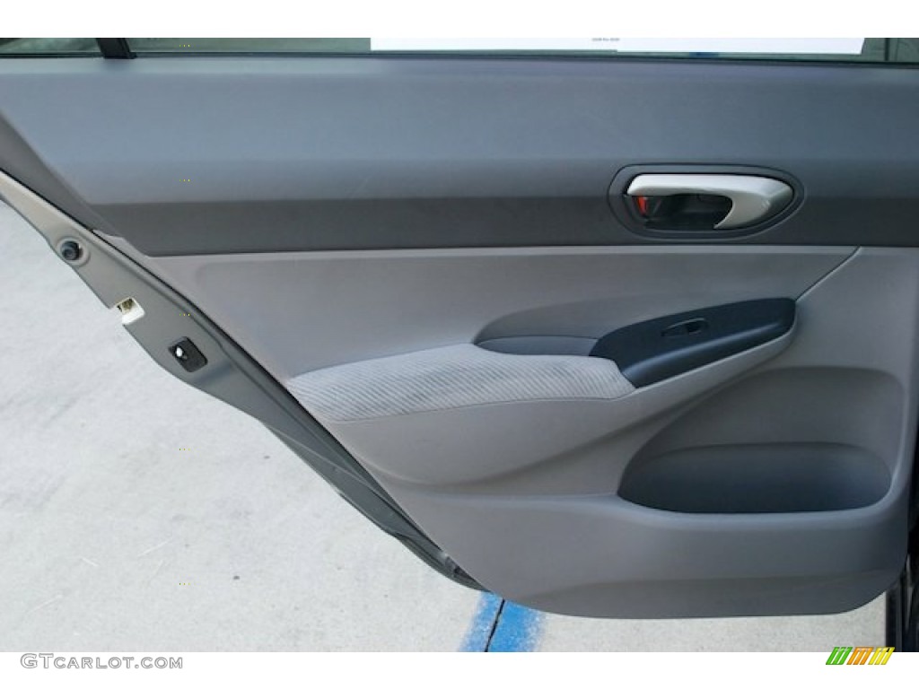 2011 Civic LX Sedan - Polished Metal Metallic / Gray photo #23