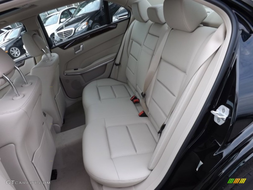 2014 E 350 4Matic Sedan - Black / Silk Beige/Espresso Brown photo #6
