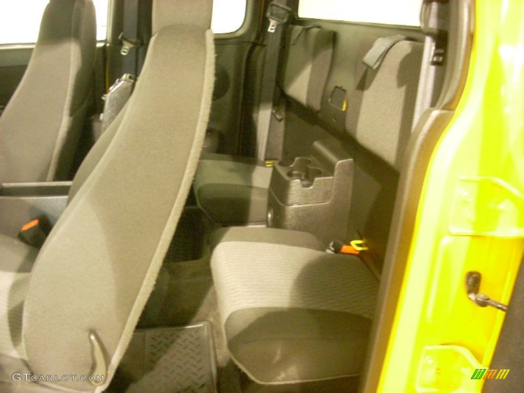 2007 Colorado LT Extended Cab 4x4 - Yellow / Very Dark Pewter photo #14