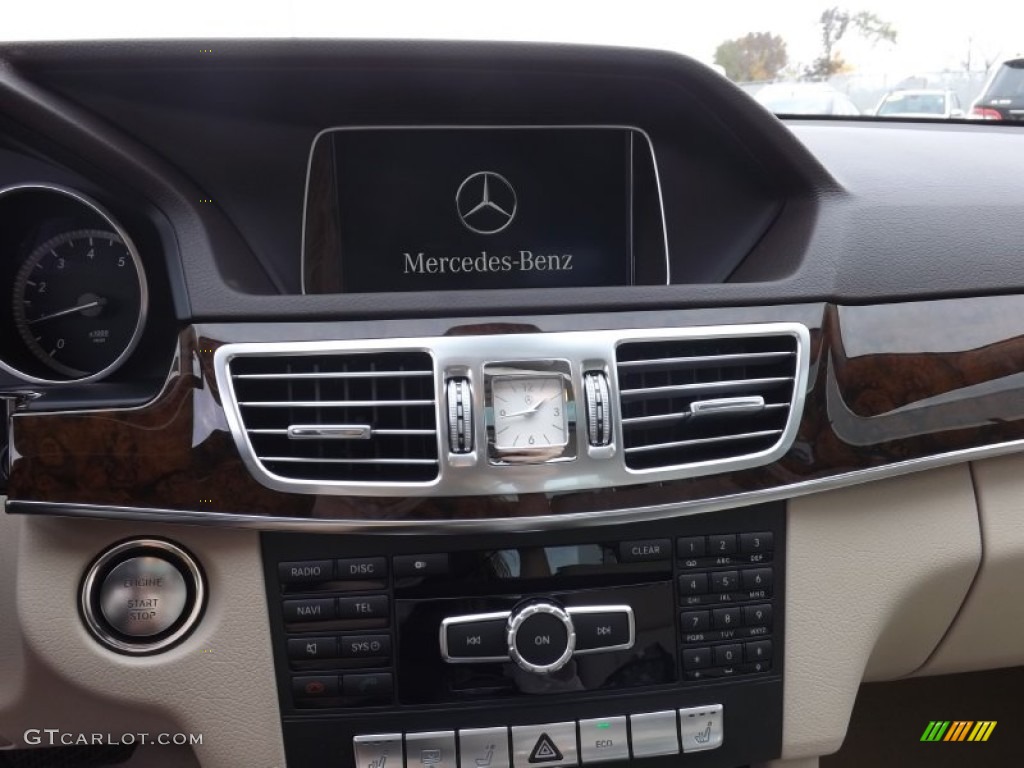 2014 E 350 4Matic Sedan - Black / Silk Beige/Espresso Brown photo #8