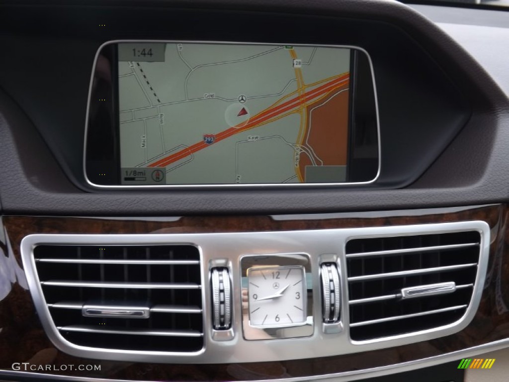 2014 E 350 4Matic Sedan - Black / Silk Beige/Espresso Brown photo #9