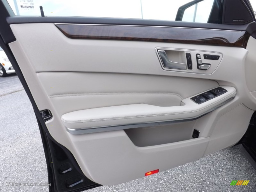 2014 E 350 4Matic Sedan - Black / Silk Beige/Espresso Brown photo #12