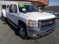 Summit White - Silverado 3500HD LTZ Crew Cab 4x4 Dual Rear Wheel Photo No. 4