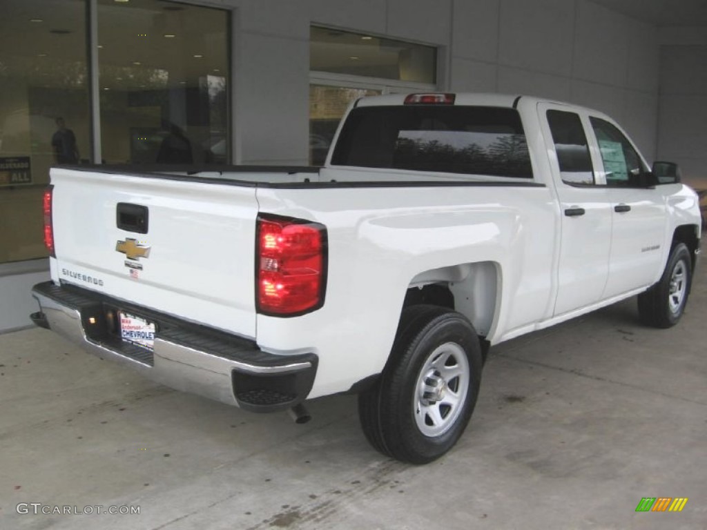 2014 Silverado 1500 WT Double Cab - Summit White / Jet Black/Dark Ash photo #16