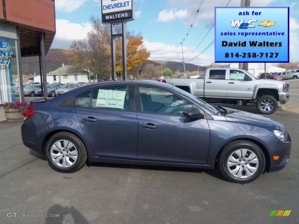 2014 Cruze LS - Atlantis Blue Metallic / Jet Black/Medium Titanium photo #1