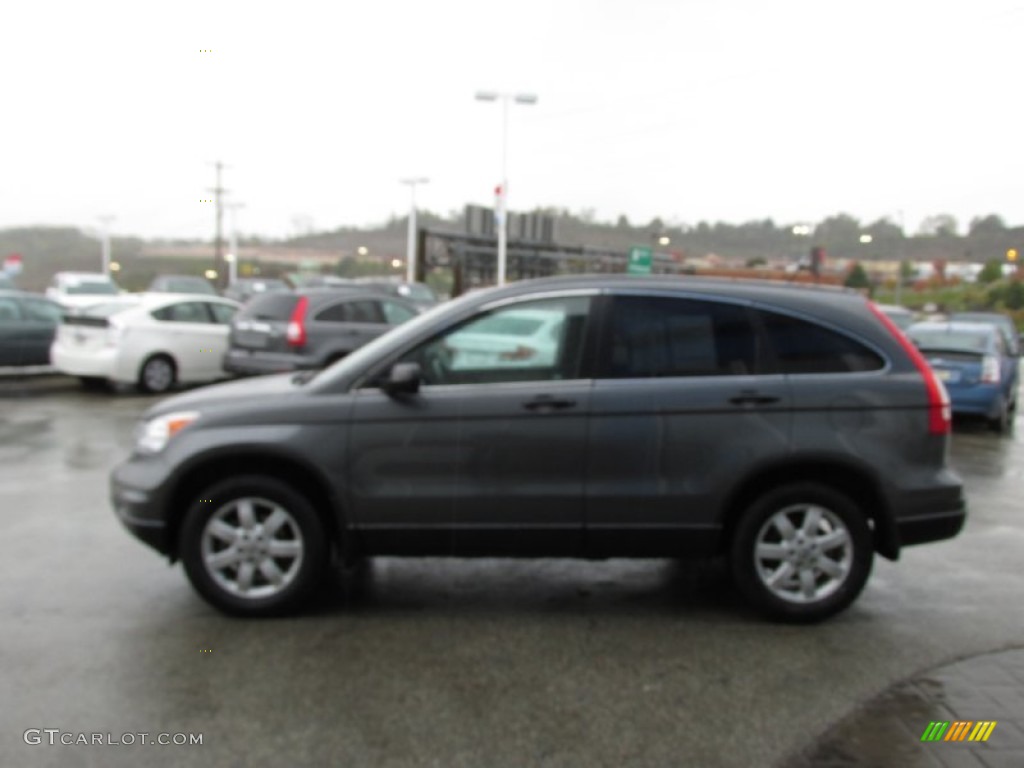 2011 CR-V SE 4WD - Polished Metal Metallic / Black photo #5