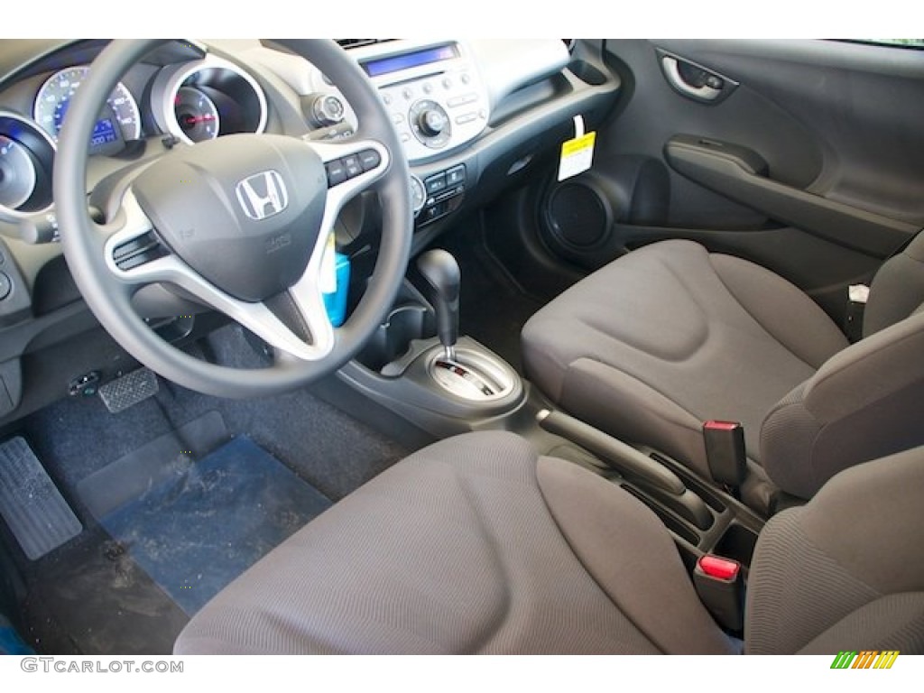 Gray Interior 2013 Honda Fit Standard Fit Model Photo #87092817