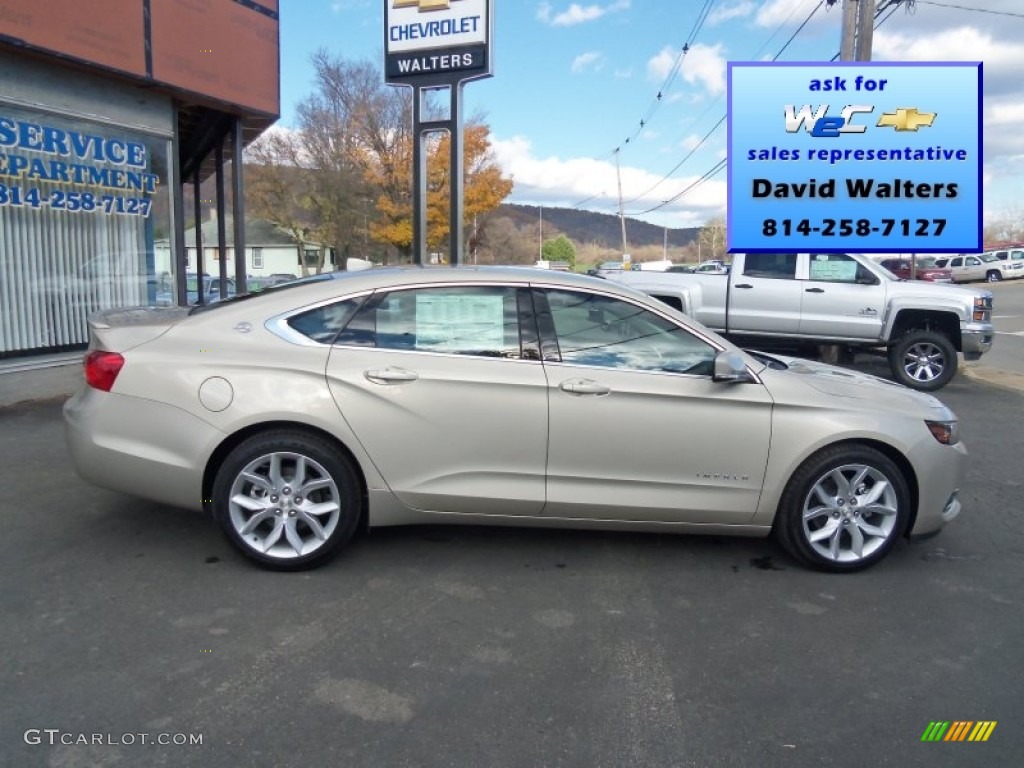 2014 Impala LT - Champagne Silver Metallic / Jet Black/Brownstone photo #1