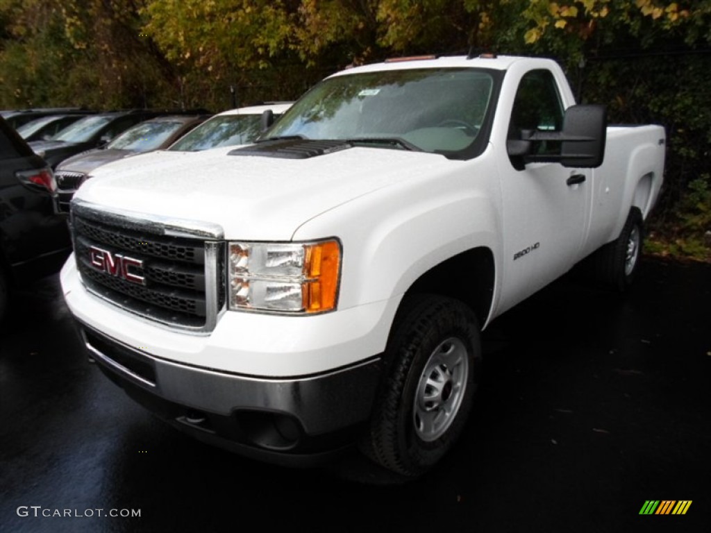 2014 Sierra 2500HD Regular Cab 4x4 - Summit White / Dark Titanium photo #1