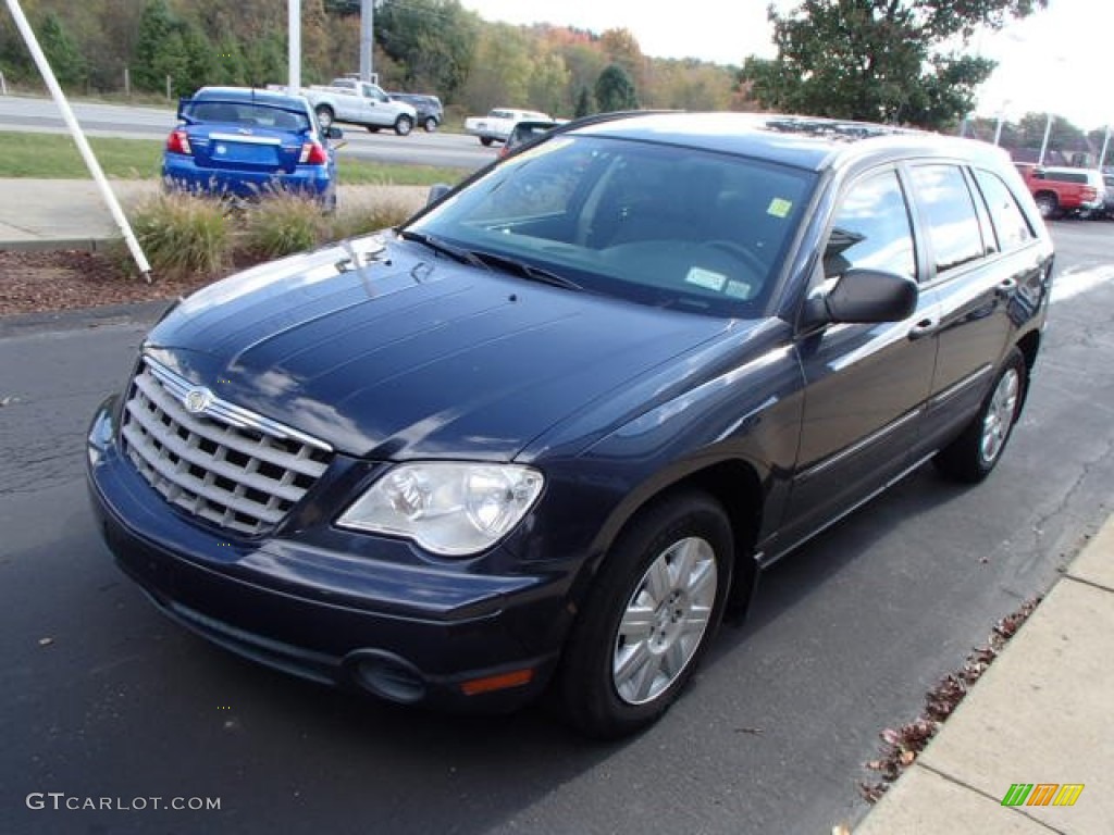 2007 Pacifica  - Modern Blue Pearl / Pastel Slate Gray photo #4