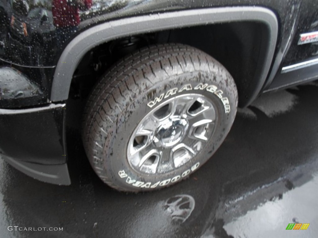 2014 Sierra 1500 SLE Crew Cab 4x4 - Onyx Black / Jet Black photo #3