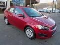 2013 Inferno Orange Metallic Chevrolet Sonic LT Sedan  photo #2