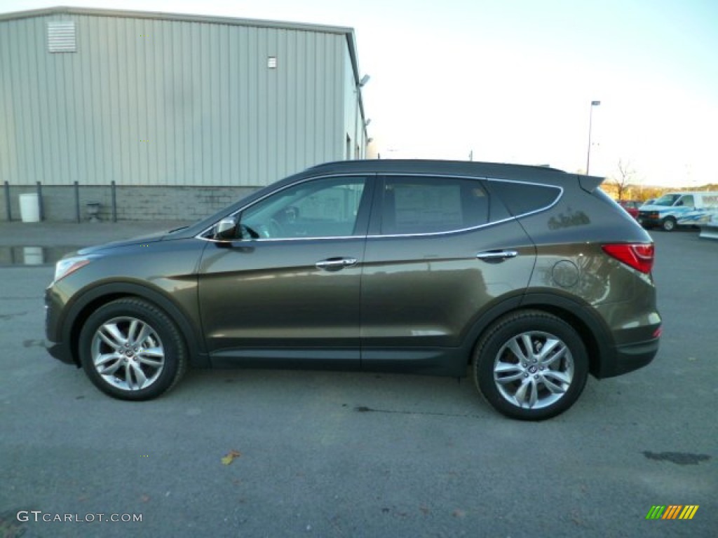 2013 Santa Fe Sport 2.0T AWD - Cabo Bronze / Saddle photo #4