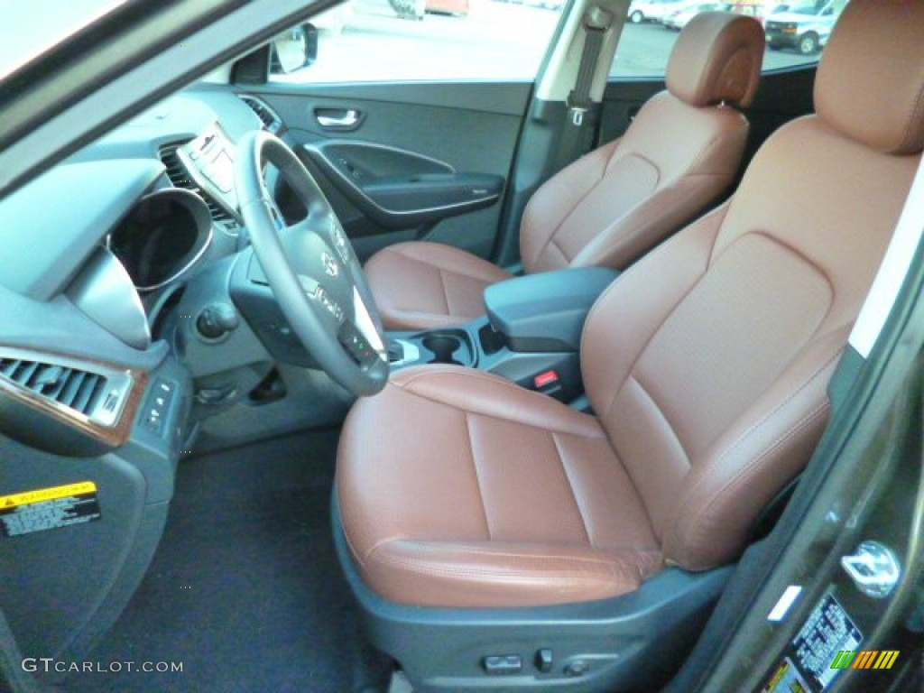 Saddle Interior 2013 Hyundai Santa Fe Sport 2.0T AWD Photo #87095040