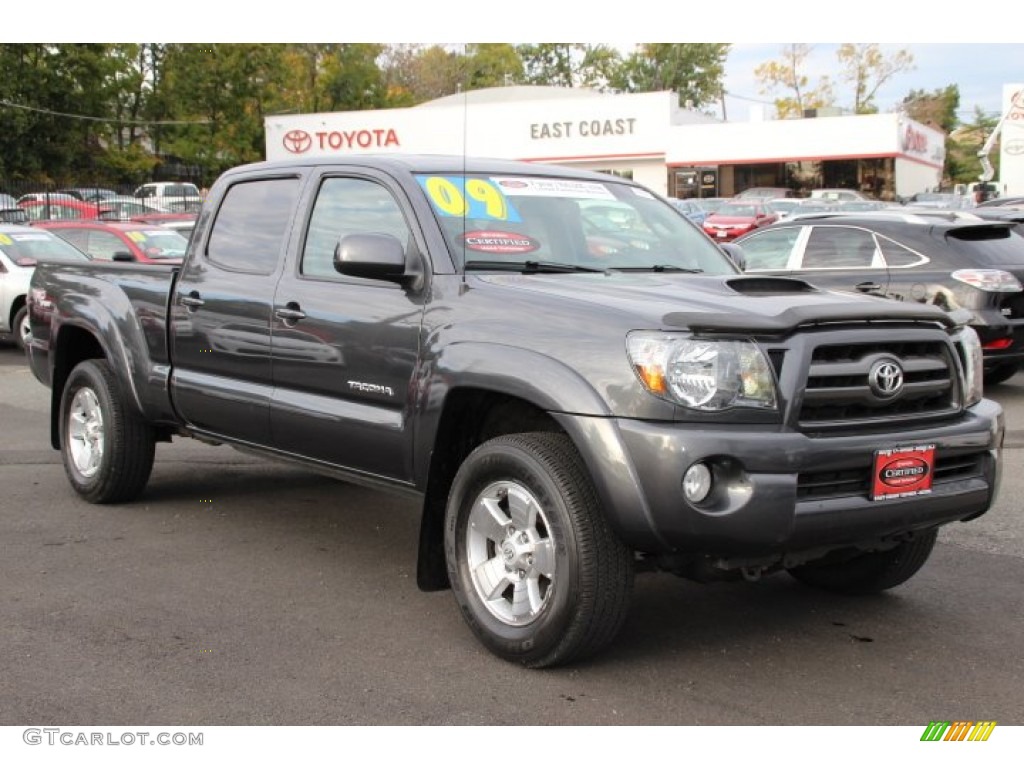 2009 Tacoma V6 TRD Sport Double Cab 4x4 - Magnetic Gray Metallic / Graphite Gray photo #1