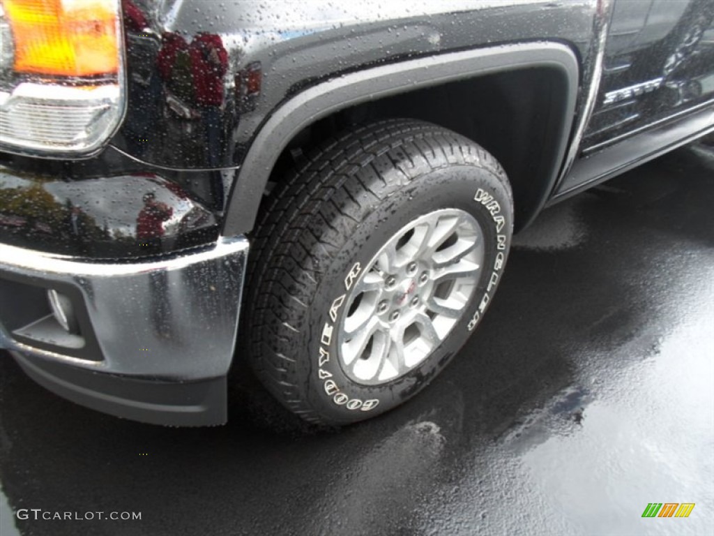 2014 Sierra 1500 SLE Crew Cab 4x4 - Onyx Black / Jet Black photo #3