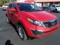 2012 Signal Red Kia Sportage LX AWD  photo #2