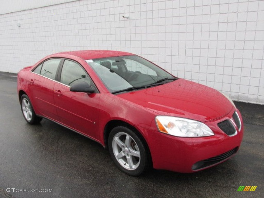 Crimson Red 2007 Pontiac G6 V6 Sedan Exterior Photo #87098925