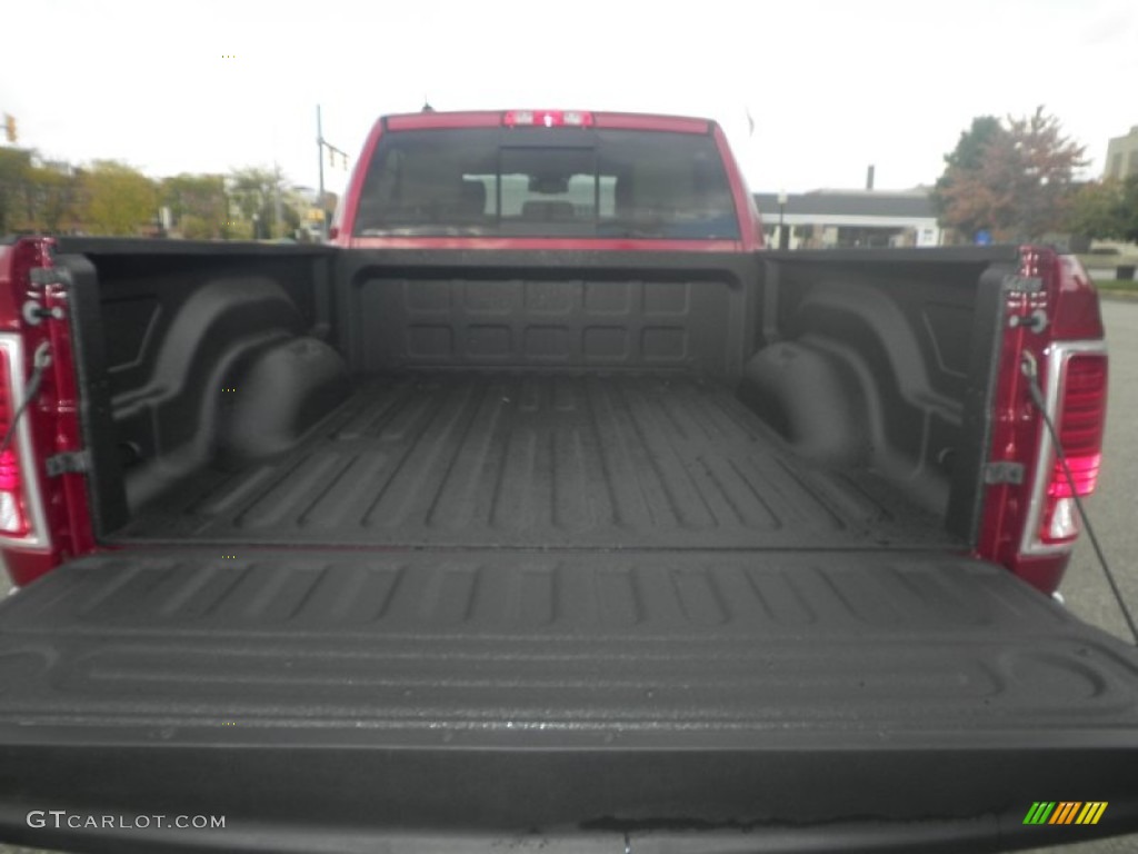 2014 1500 Laramie Crew Cab 4x4 - Deep Cherry Red Crystal Pearl / Canyon Brown/Light Frost Beige photo #10