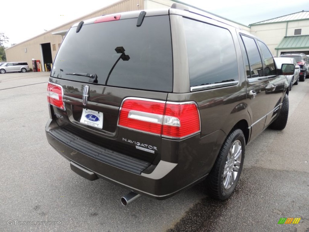 2008 Navigator Luxury - Stone Green Metallic / Stone/Black Piping photo #16
