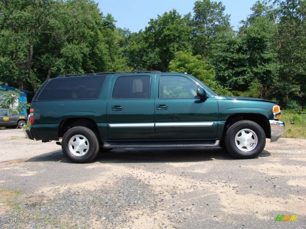 2004 Yukon XL 1500 SLT 4x4 - Polo Green Metallic / Pewter/Dark Pewter photo #4
