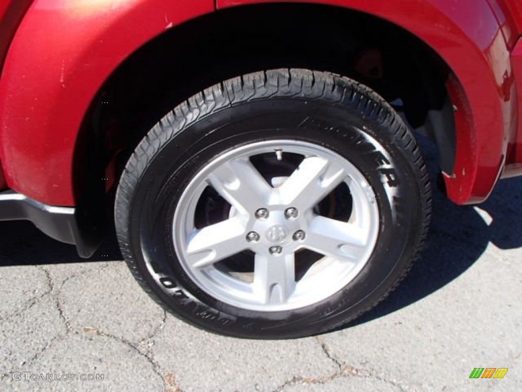 2008 Nitro SXT 4x4 - Inferno Red Crystal Pearl / Dark Khaki/Medium Khaki photo #9