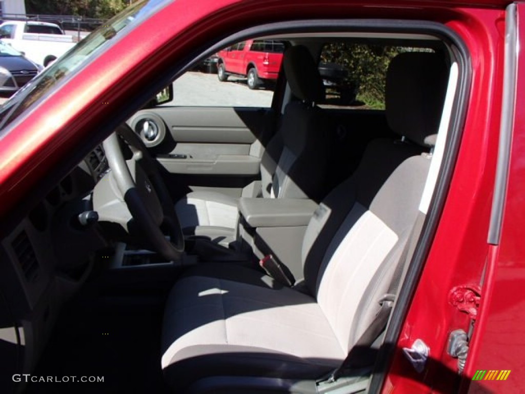 2008 Nitro SXT 4x4 - Inferno Red Crystal Pearl / Dark Khaki/Medium Khaki photo #10