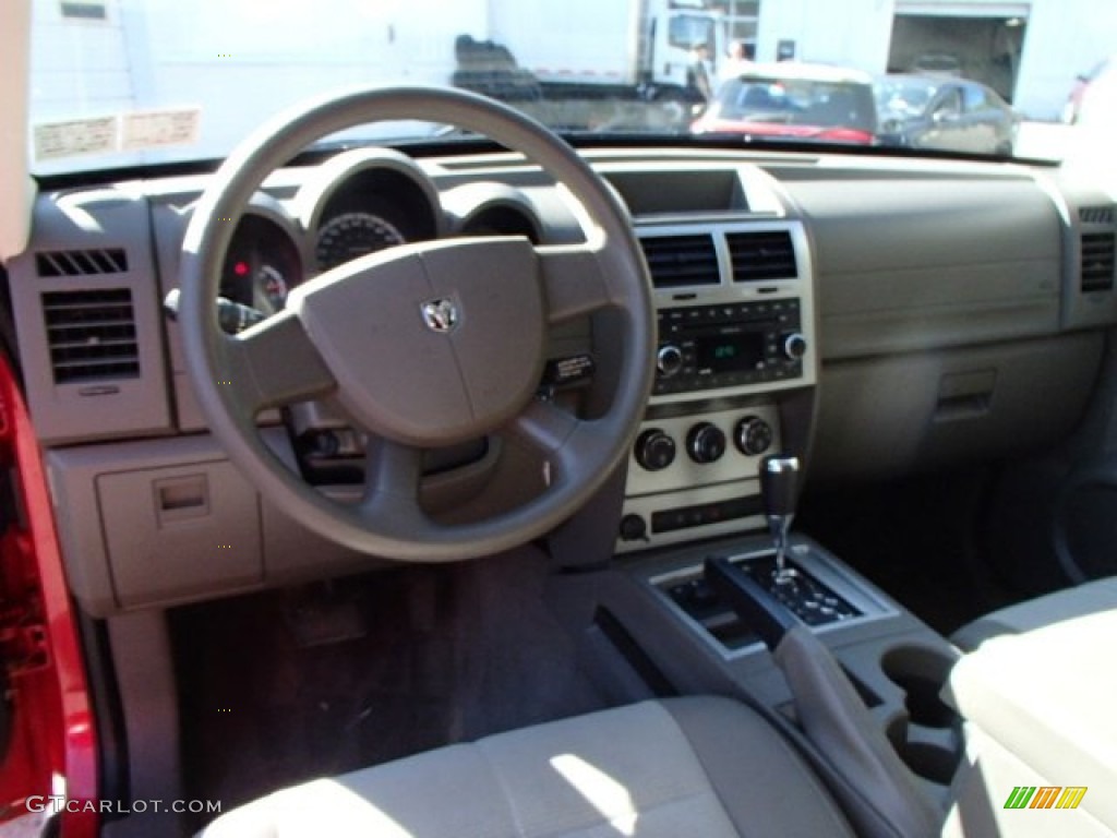 2008 Nitro SXT 4x4 - Inferno Red Crystal Pearl / Dark Khaki/Medium Khaki photo #14